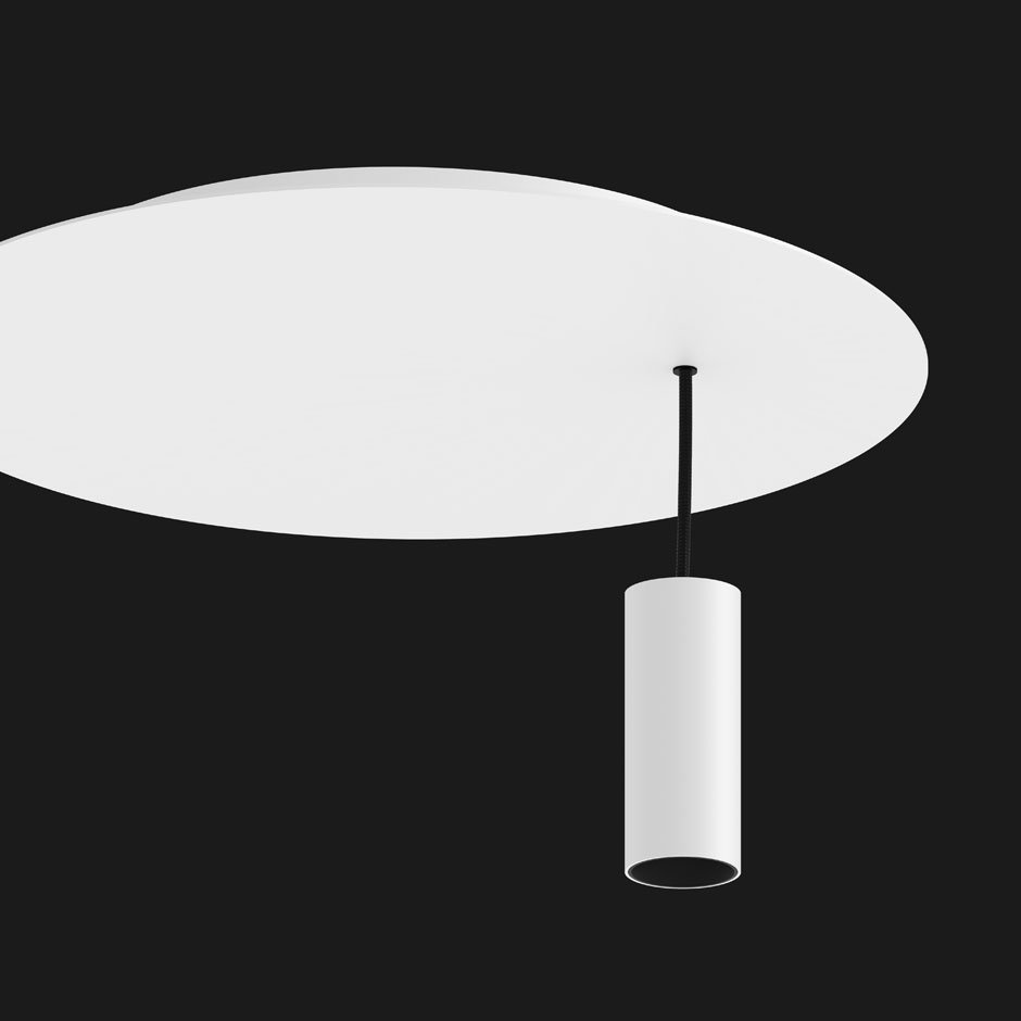 DOXIS 3203 Tektus 45 Suspended Round Diameter 480 200mm 3x module Down — фото 4