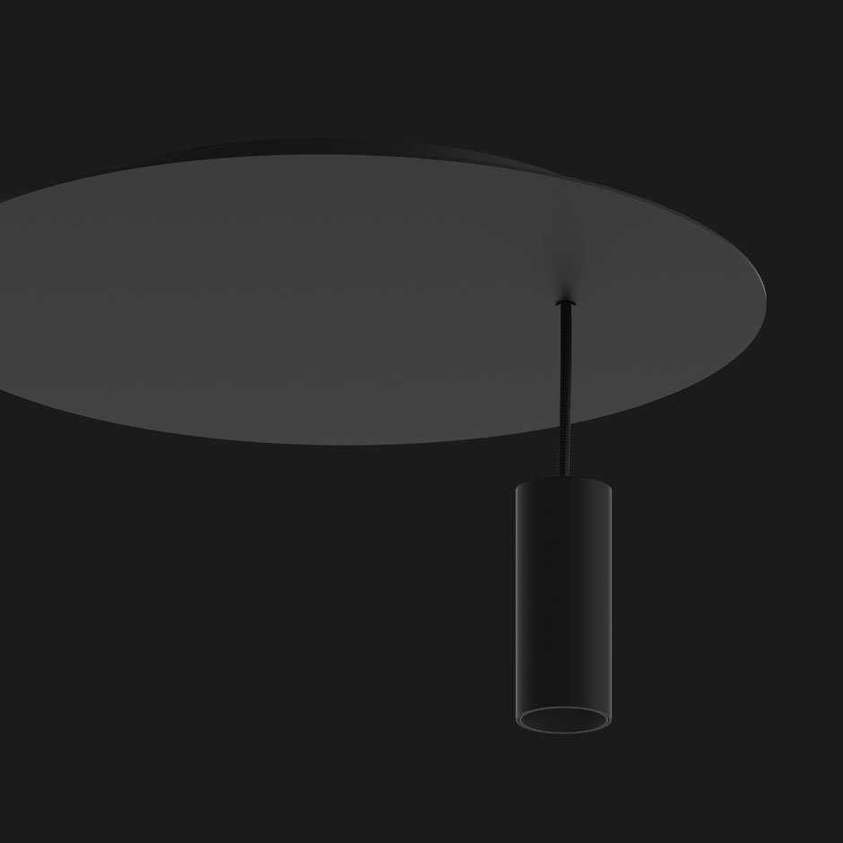 DOXIS 3207 Tektus 45 Suspended Round Diameter 480 200mm 7x module Down — фото 5
