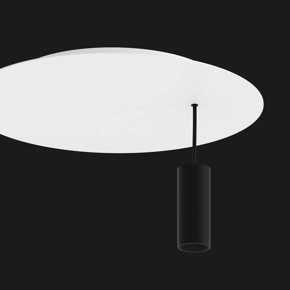 DOXIS 3207 Tektus 45 Suspended Round Diameter 480 200mm 7x module Down — фото 6
