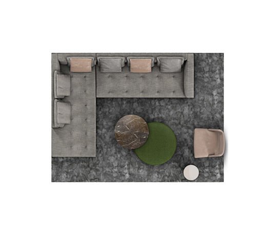 Andersen Line "Quilt" Minotti — вид сбоку