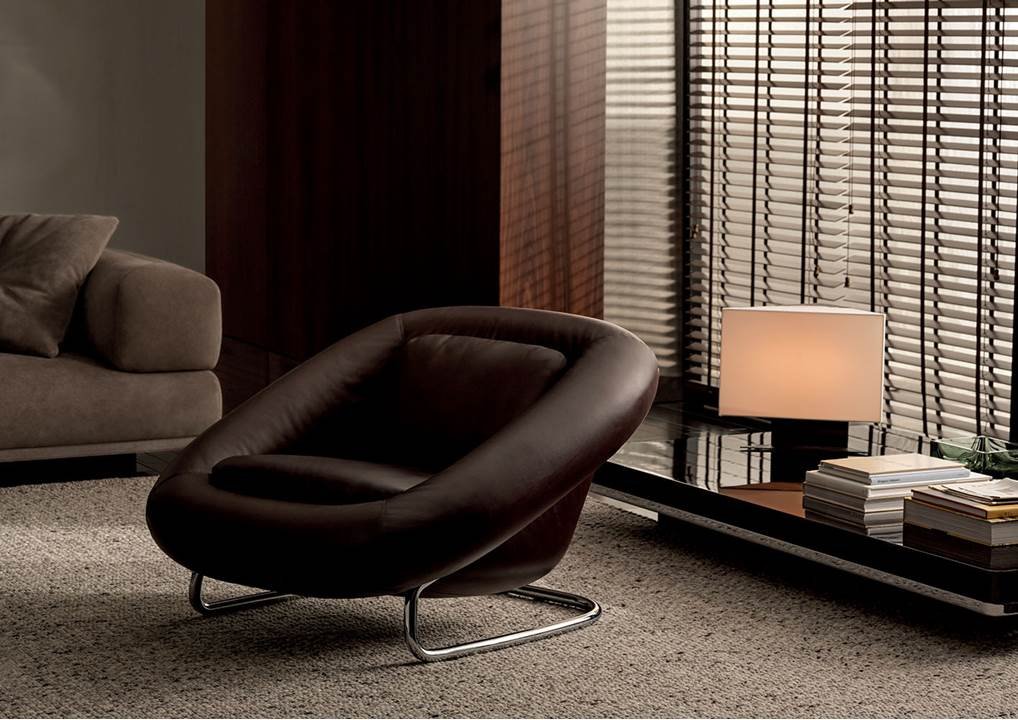 Barrel Minotti — в интерьере