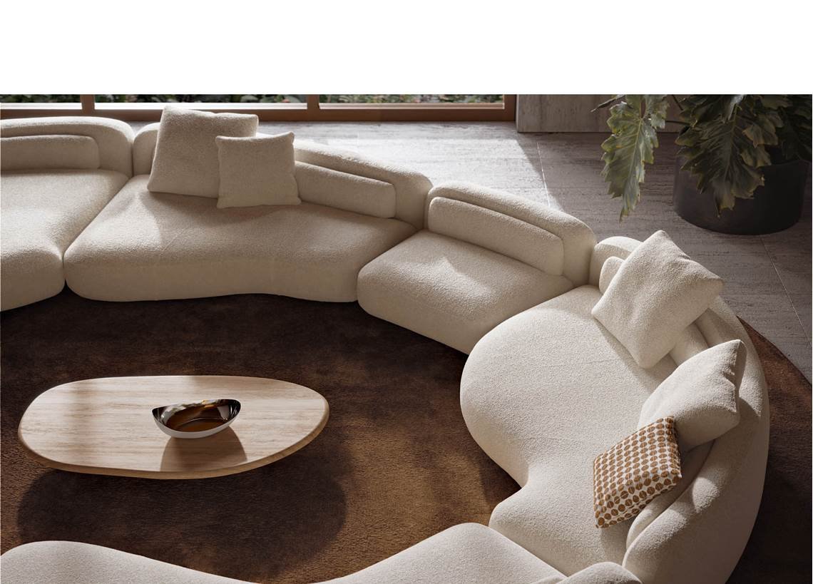Bézier Minotti — в интерьере