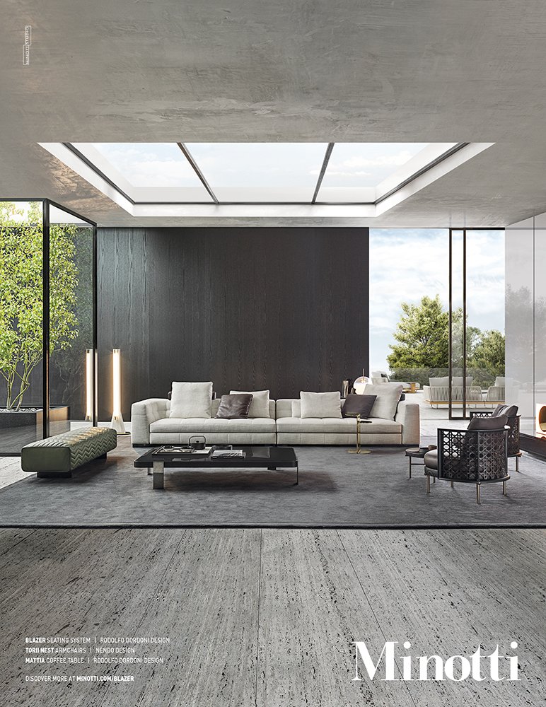 Blazer Minotti — вид сбоку