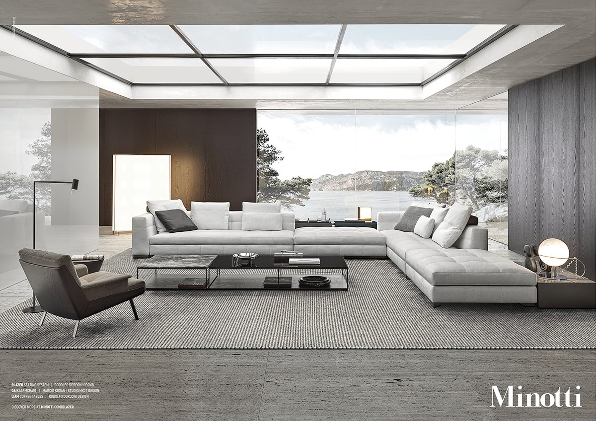 Blazer Minotti — деталь отделки