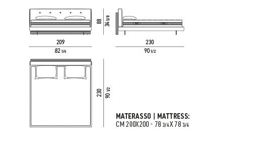 Brasilia Bed Minotti — в интерьере
