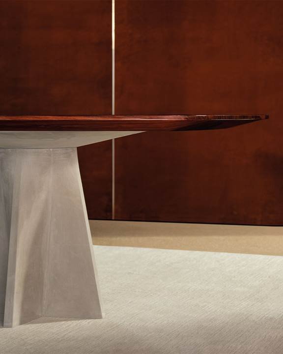 Brutalist Minotti — в интерьере