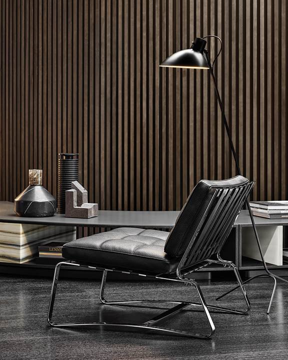 Delaunay Quilt Minotti — в интерьере