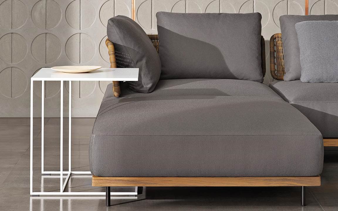 Leger "Outdoor" Minotti — деталь отделки