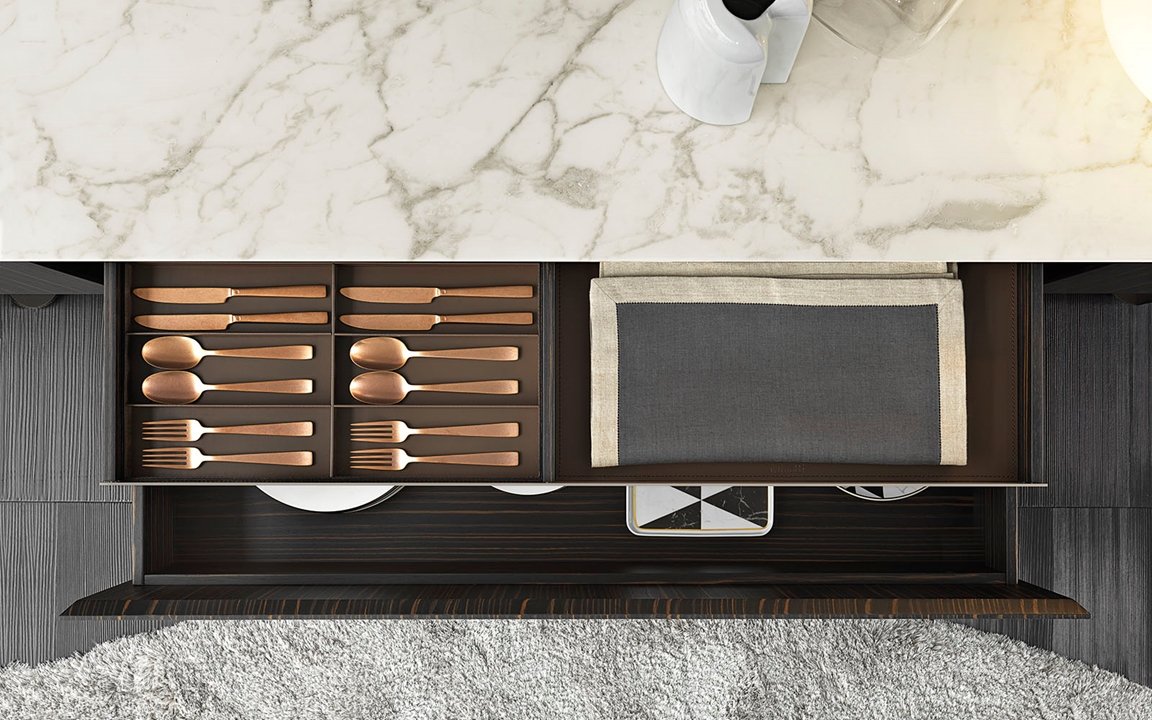 Lou "Sideboard" Minotti — деталь отделки