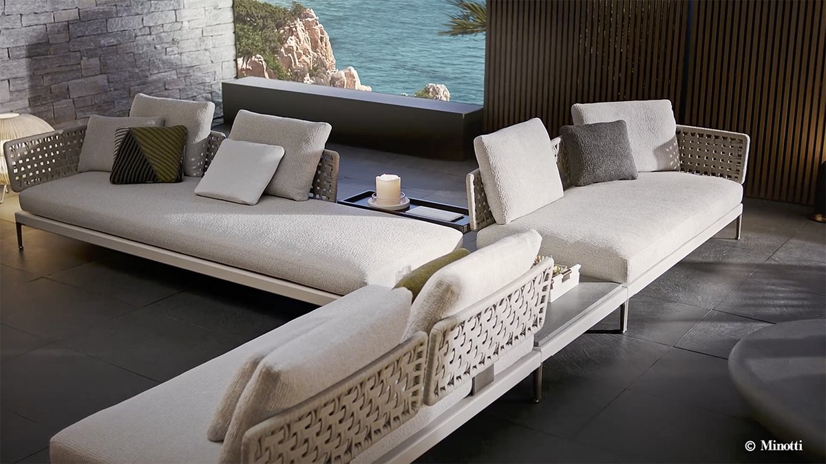 Patio Minotti — в интерьере
