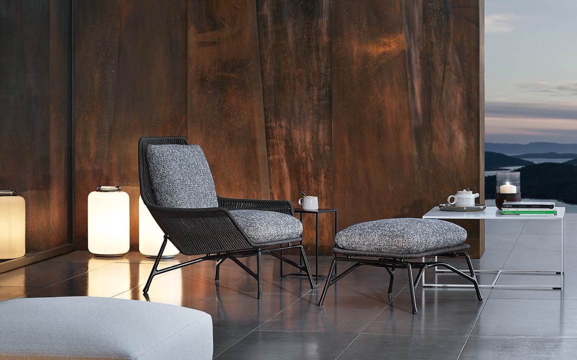 Prince "Cord" Outdoor Minotti — в интерьере