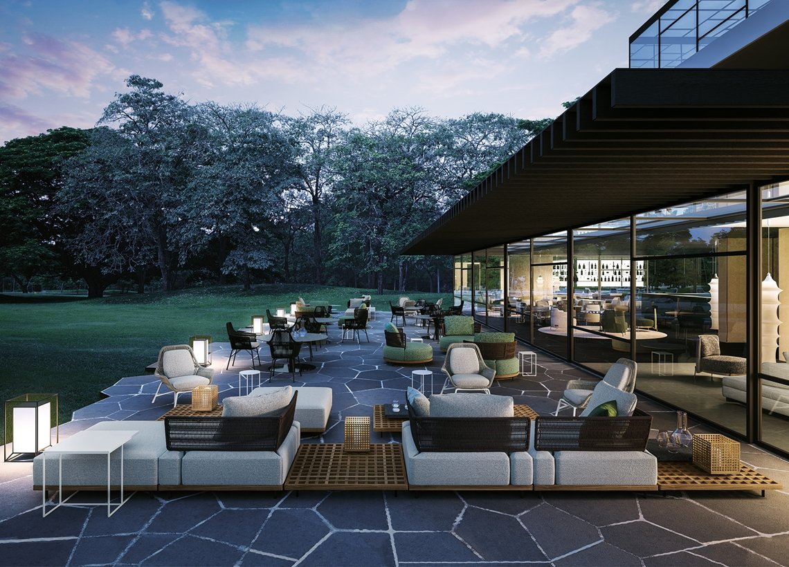 Quadrado Minotti — в интерьере