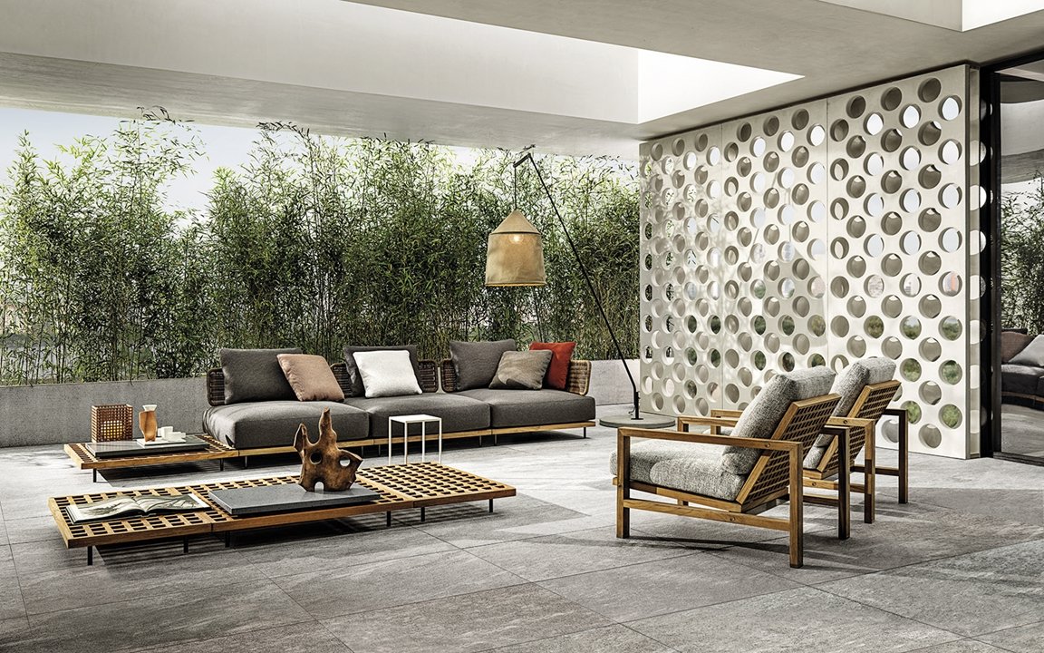 Quadrado Minotti — в интерьере