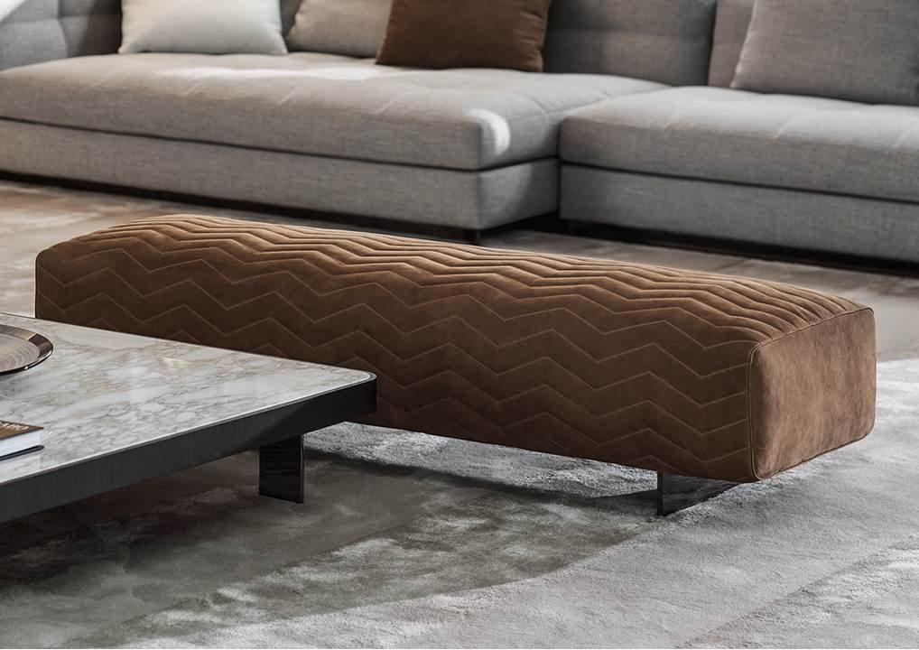 Quincy Chevron Minotti — в интерьере