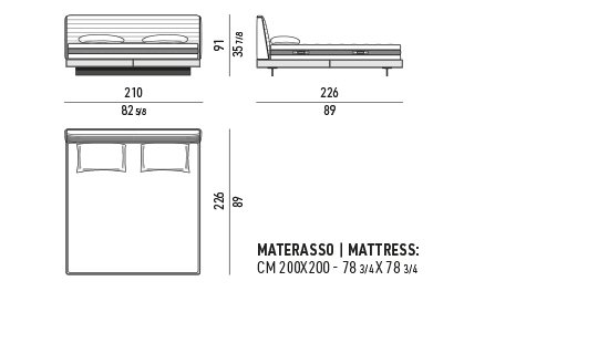Roger Bed Minotti — в интерьере