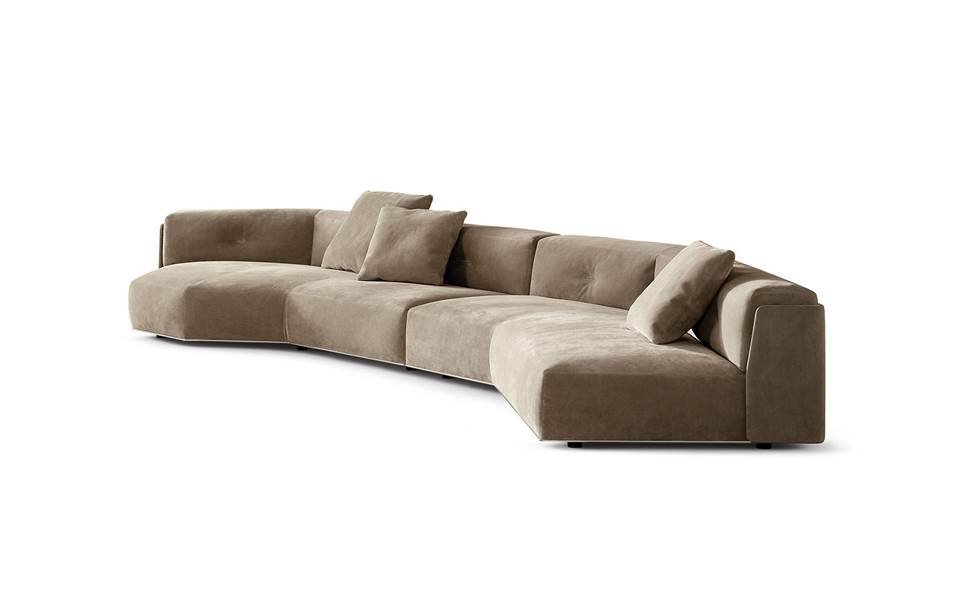 Softcase Minotti — вид сбоку