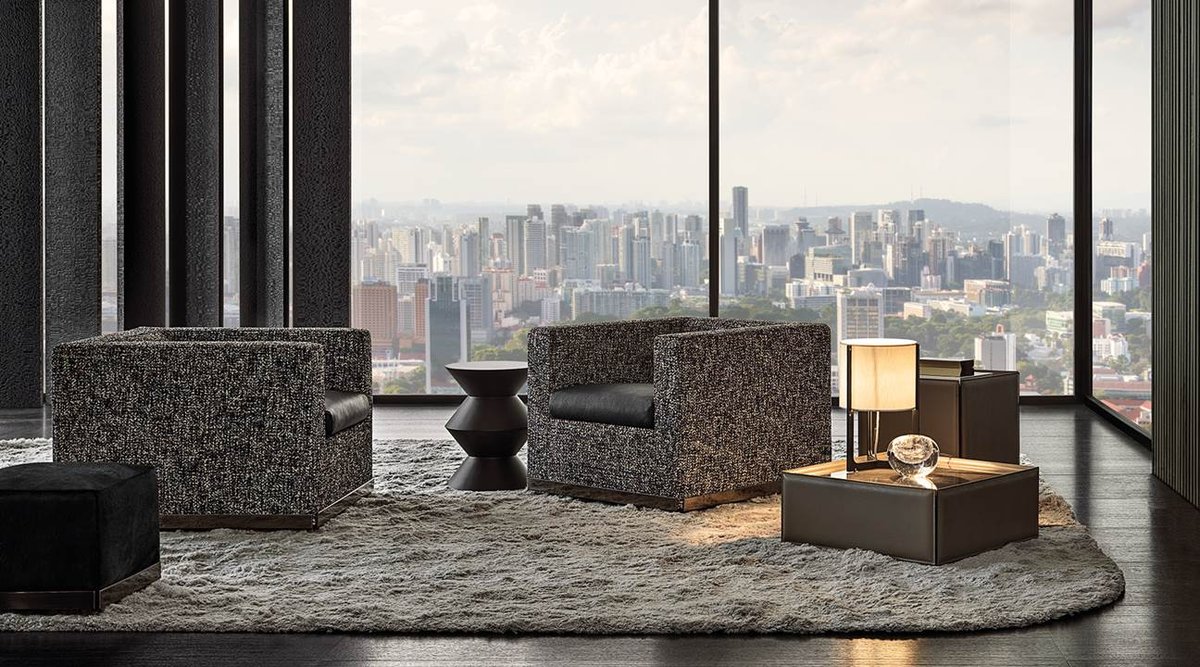 Suitcase Line Minotti — в интерьере