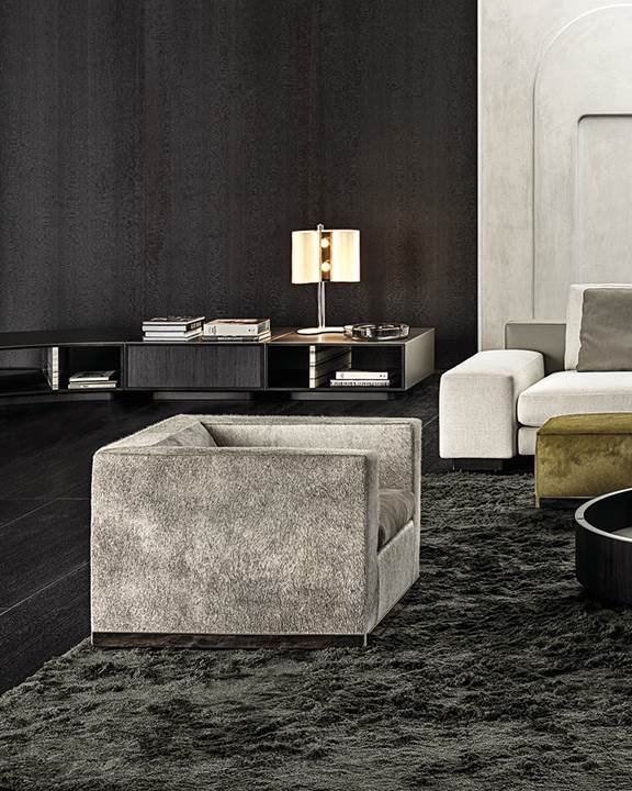 Suitcase Line Minotti — в интерьере