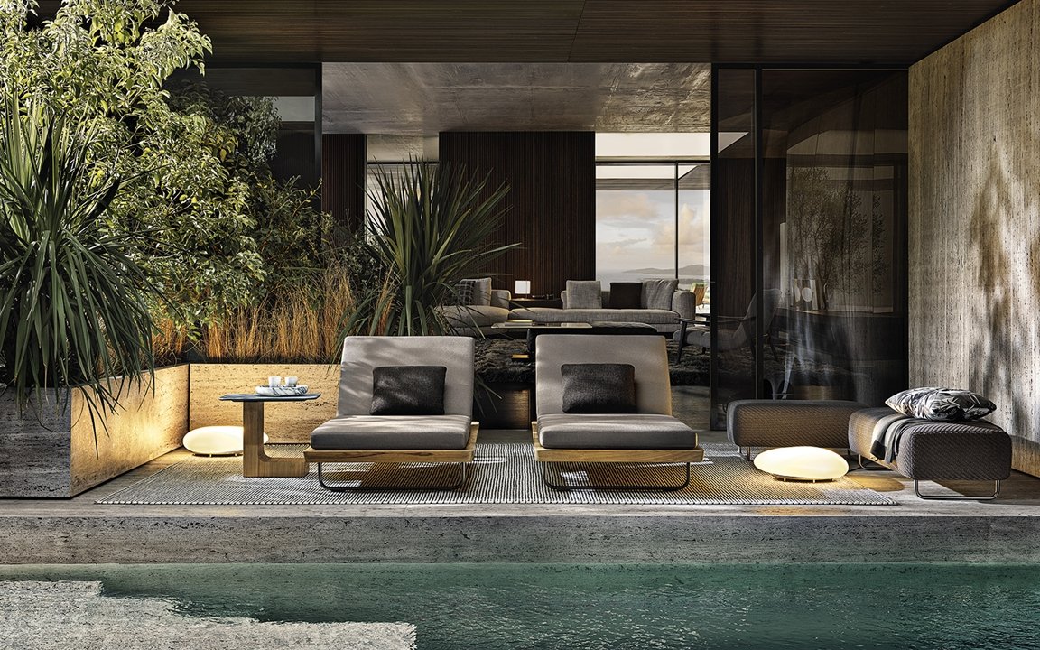 Sunray Minotti — деталь отделки