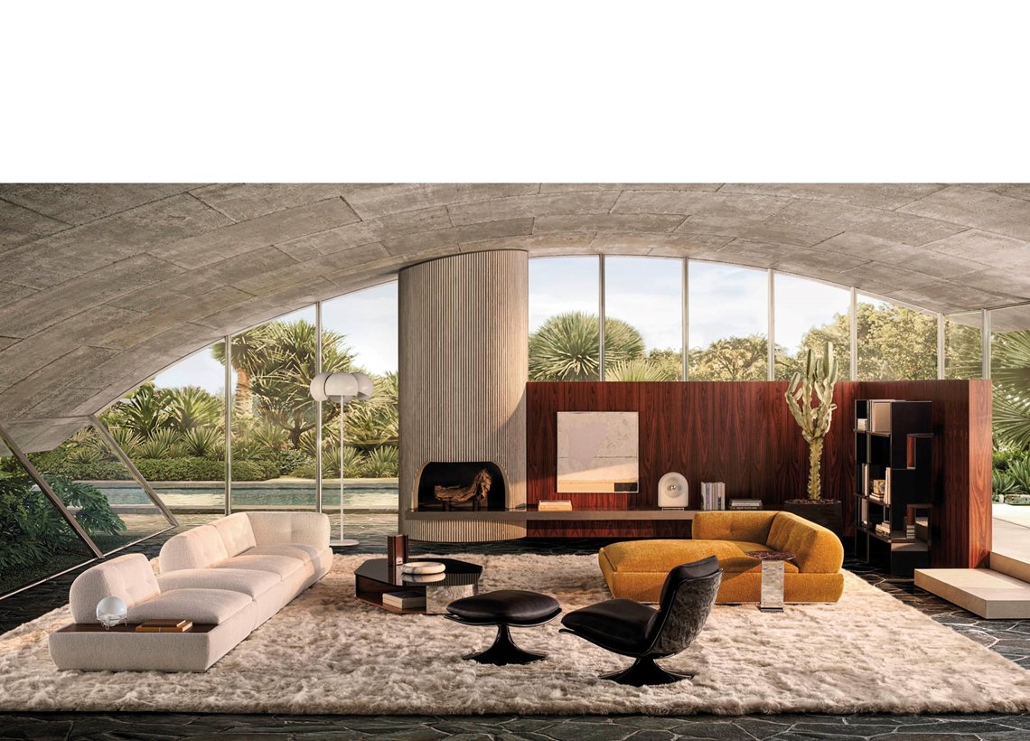 Supermoon Minotti — в интерьере