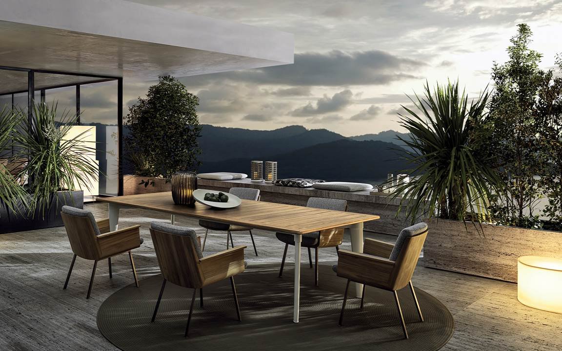 Terrace Minotti — в интерьере