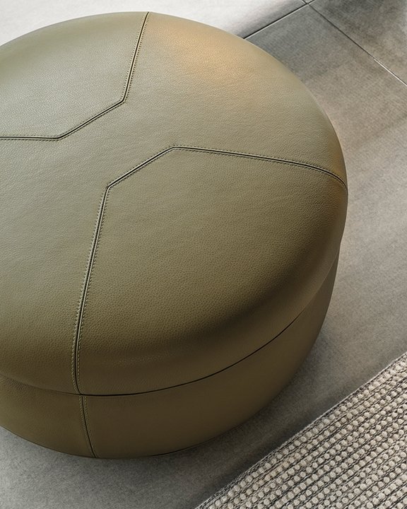 Tuffet Minotti — деталь отделки